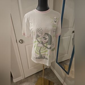 Cartoon Network Men's White The Grim Adventures Of Billy & Mandy Graphic Tee